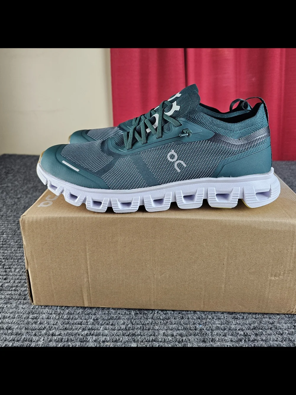 On Cloud 6 Versa Mens Dark Teal Lightweight Running Shoes New